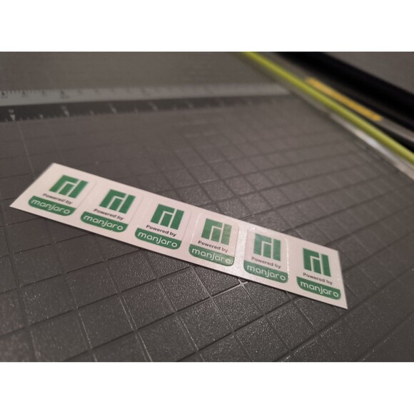 Manjaro Linux Sticker / Decal / Badge (6 Pack) - Picture 3 of 4